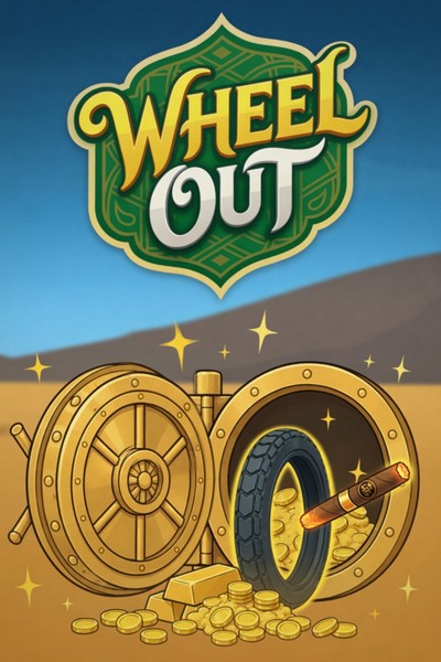 Cover of the slot Wheel Out in the Casinova Casino lobby