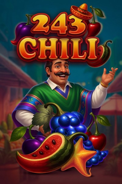 Cover of 243 Chili with glowing red chili peppers